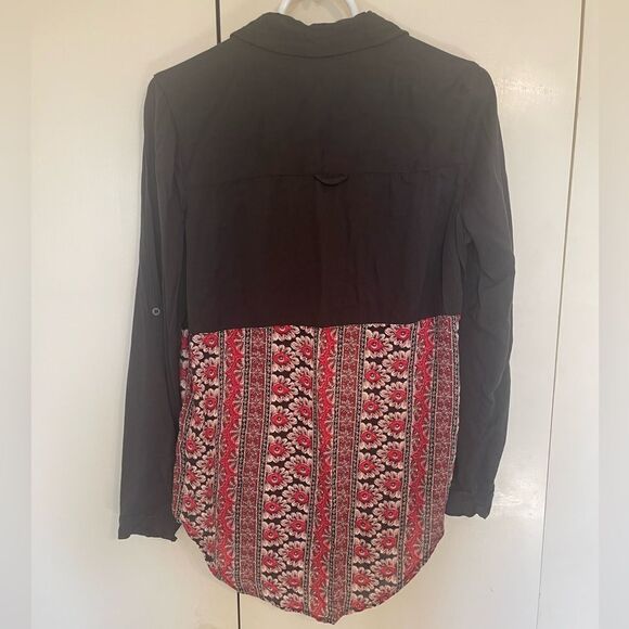 Free People Welcome To The Jungle Button Down Top - Picture 10 of 12